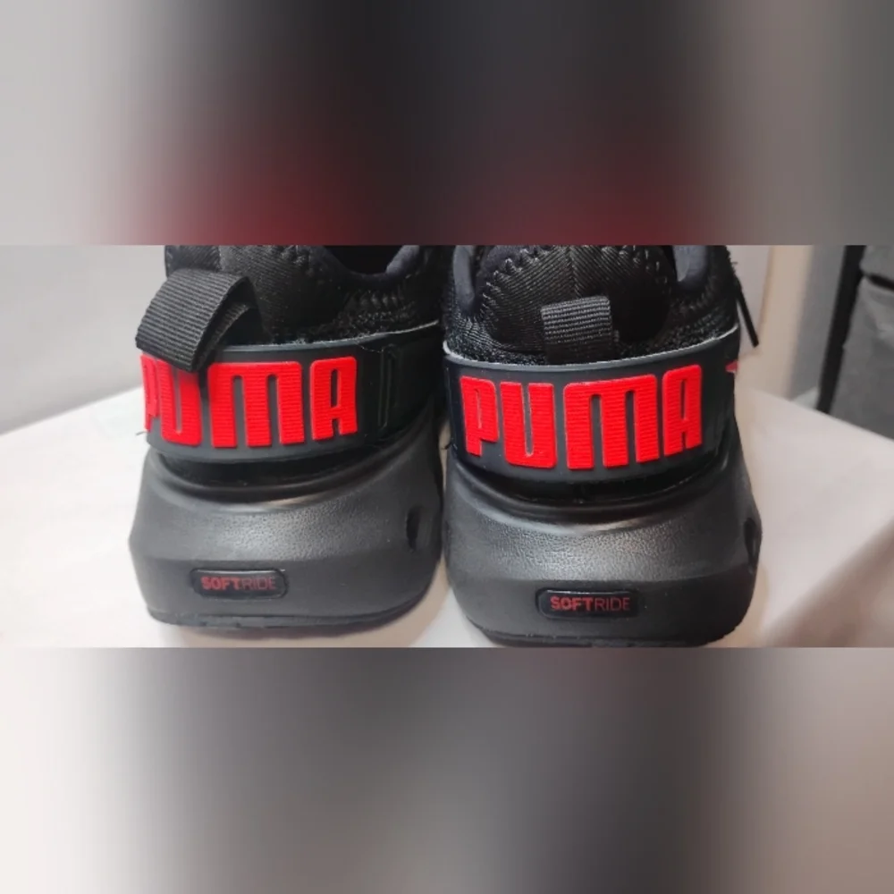 Puma Softride Carson Fresh Black Red Men Road Running Jogging Shoes 310155-04 - Picture 10 of 14